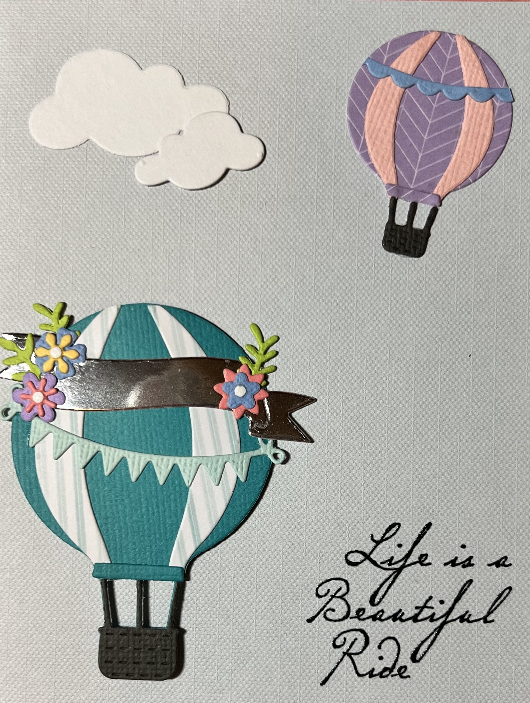Hot Air Balloon Card